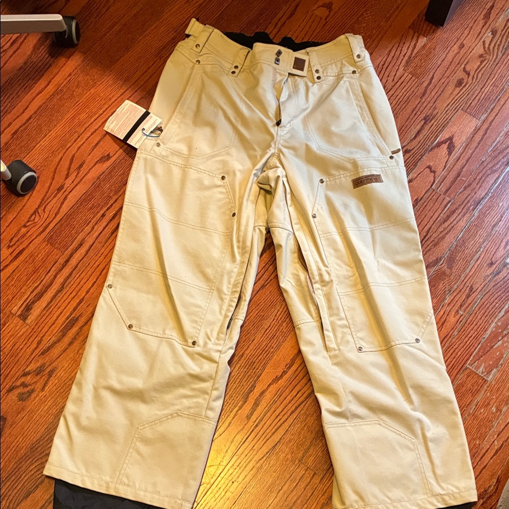 Obermeyer Men's Beige Ski Pants